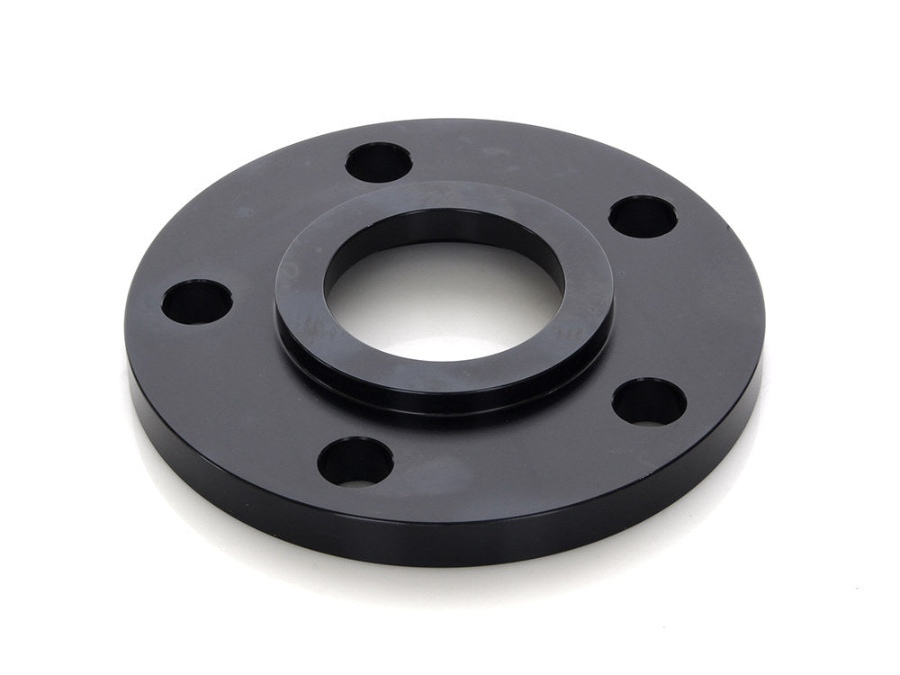 3/8in. Pulley Spacer with Lip. Fits H-D 2000up Wheels. Gloss Black. - Rollies Speed Shop