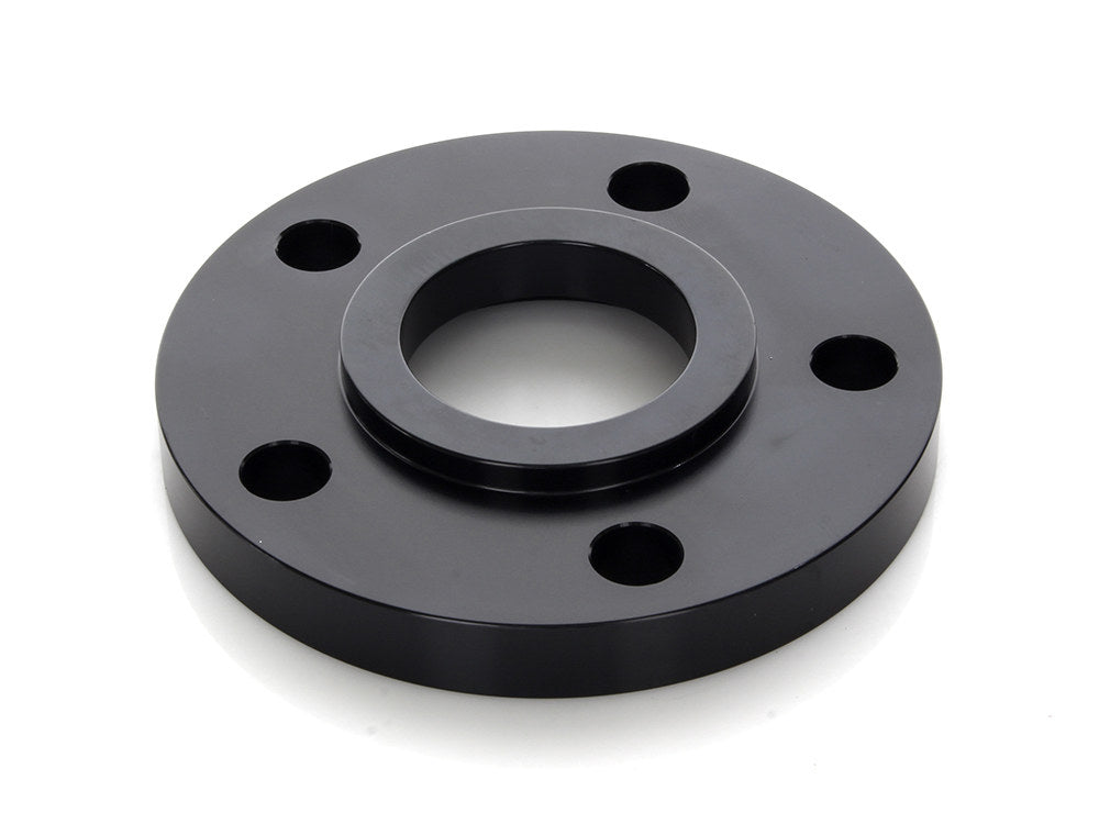 1/2in. Pulley Spacer with Lip. Fits H-D 2000up Wheels. Gloss Black. - Rollies Speed Shop