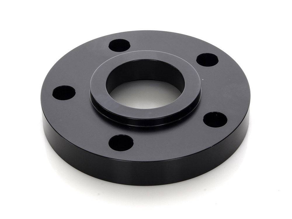 5/8in. Pulley Spacer with Lip. Fits H-D 2000up Wheels. Gloss Black. - Rollies Speed Shop