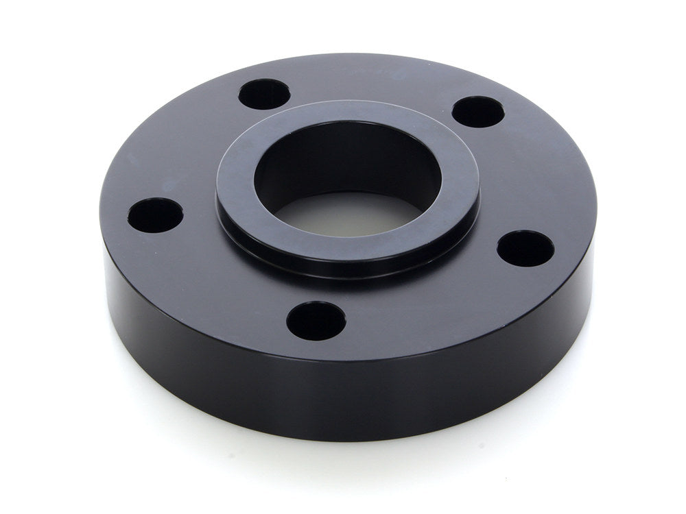7/8in. Pulley Spacer with Lip. Fits H-D 2000up Wheels. Gloss Black. - Rollies Speed Shop