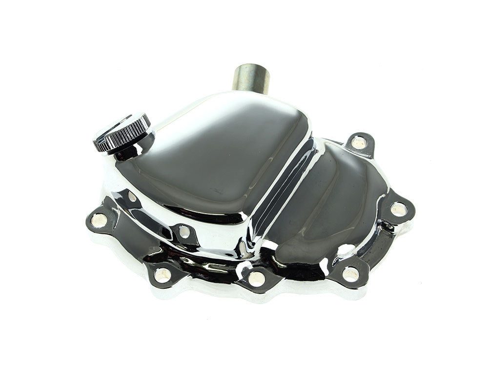 Transmission End Cover - Chrome. Fits 4Spd Big Twin 1936-1984 - Rollies Speed Shop