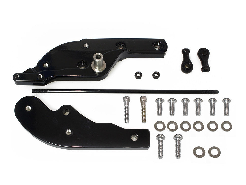 3in. Forward Control Extension Kit - Black. Fits Breakout 2018up & Sport Glide and Fat Bob 2018-2024 - Rollies Speed Shop