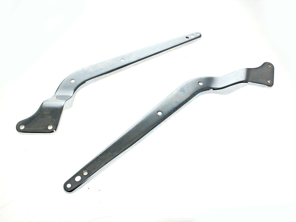 Rear Fender Struts - Chrome. Fits FX Softail 2000-2005, Fatboy 2000-2006 & Deluxe 2005-2006 - Rollies Speed Shop