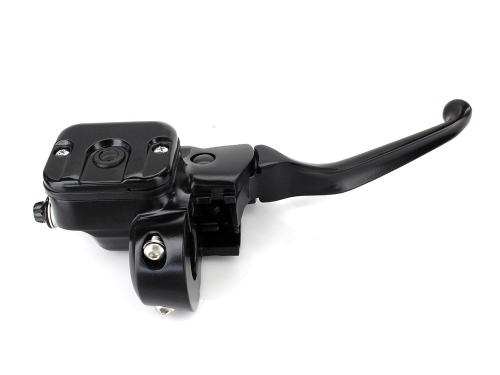 Front Brake Master Cylinder - Black. Fits Big Twin 1996-2017 & Sportster 1996-2003 Models with Front Single Disc Rotor. - Rollies Speed Shop