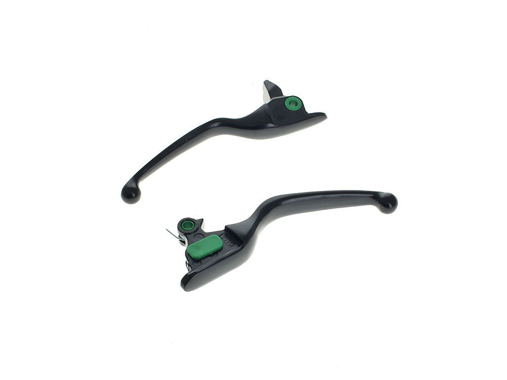 Hand Levers - Black. Fits Touring Most 2021-2024 with Cable Clutch - Rollies Speed Shop