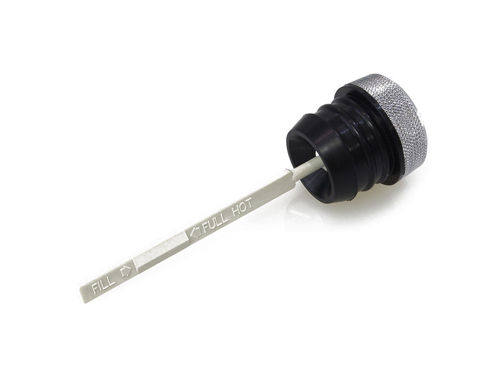 Engine Oil Dipstick - Chrome. Fits Softail 2000-2017 - Rollies Speed Shop