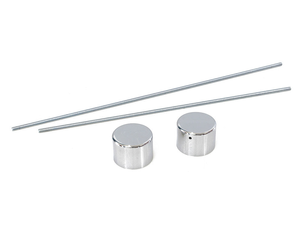 Rear Axle Covers - Chrome. Fits Softail 2018up - Rollies Speed Shop