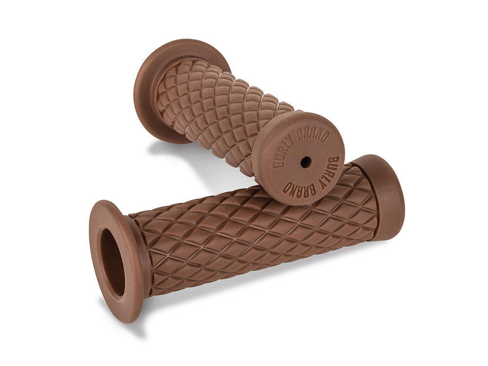 Diamondback Grips - Brown. - Burly Brand