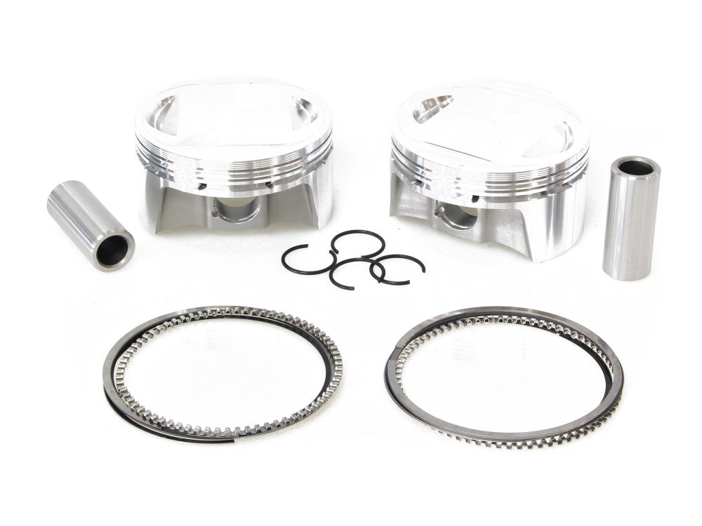 Std Pistons with 10.0:1 Compression Ratio. Fits Big Twin 1999-2006 with 88ci to 98ci Big Bore Twin Cam Engine. - CP Carrillo Pistons