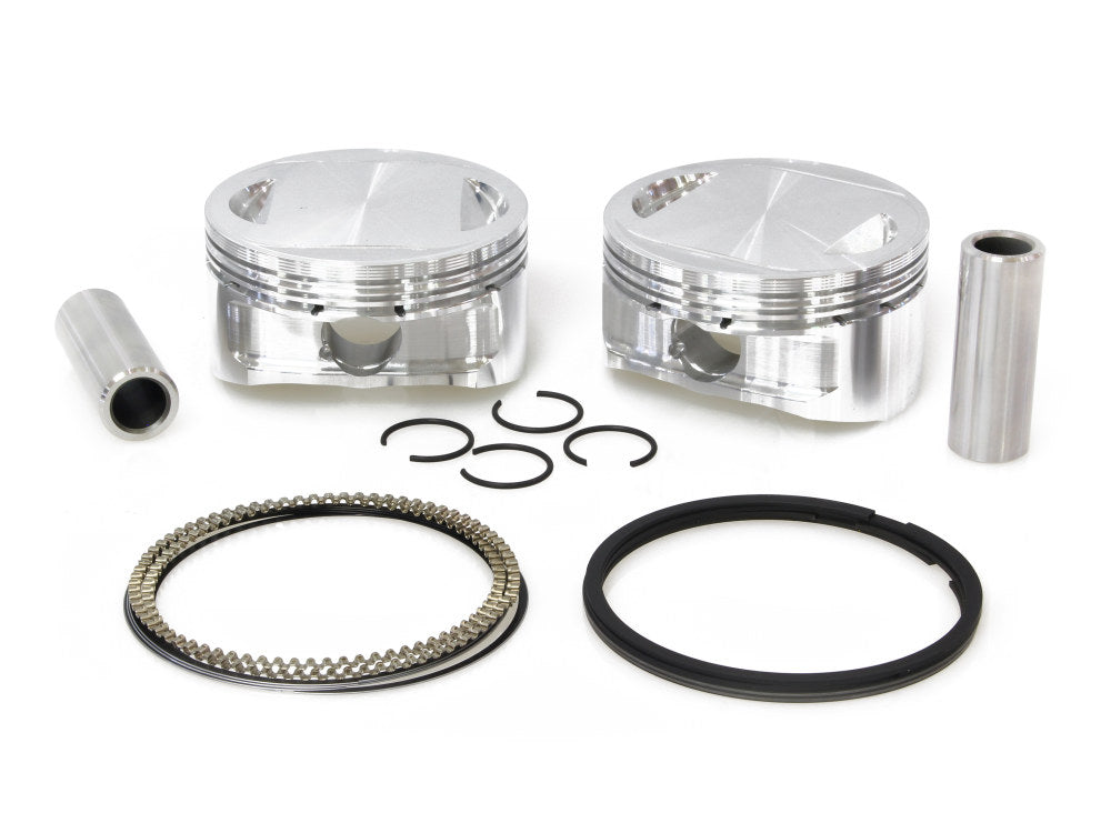 Std Pistons with 10.25:1 Compression Ratio. Fits Big Twin 2007-2017 with 103ci & Big Bore 96ci to 103ci Twin Cam Engine. - CP Carrillo Pistons