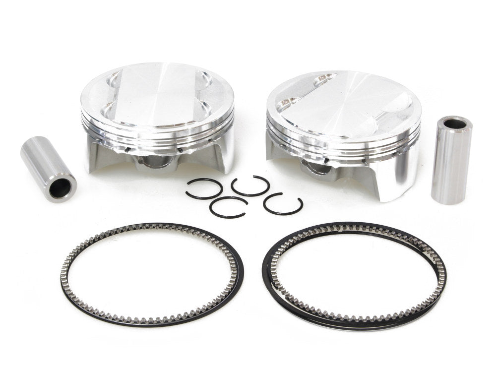 Std Pistons with 12.0:1 Compression Ratio. Fits Milwaukee-Eight 2017up with Big Bore 107ci to 124ci Engine. - CP Carrillo Pistons