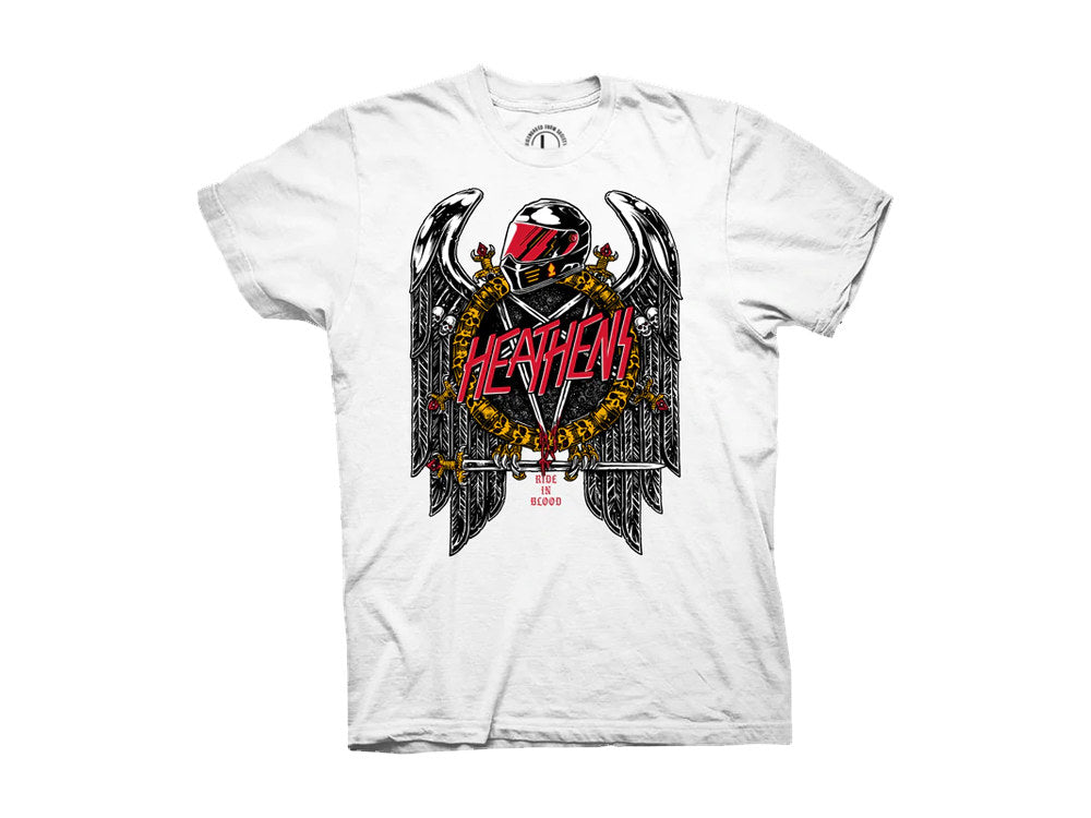 Crooked Clubhouse Ride In Blood Short Sleeve Tee. X-Large. - Crooked Clubhouse
