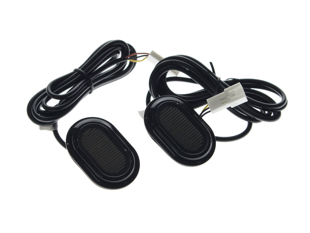 Plugz Antenna Grommet LED's. Smoked Lens & Black Housing. Fits Street Glide 2014up, Road Glide Special 2015up, Road King Special 2017up - Custom Dynamics