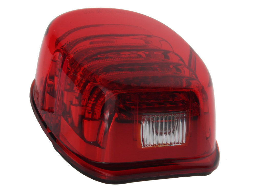 ProBEAM Low Profile LED Tailight. Red Lens & Number Plate Window. Fits Most 1999up Models - Custom Dynamics