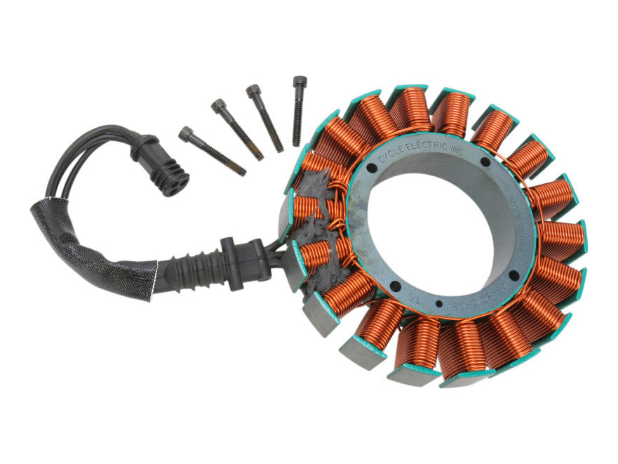 Stator. Fits Softail & Dyna 2008-2017. - Cycle Electric Inc