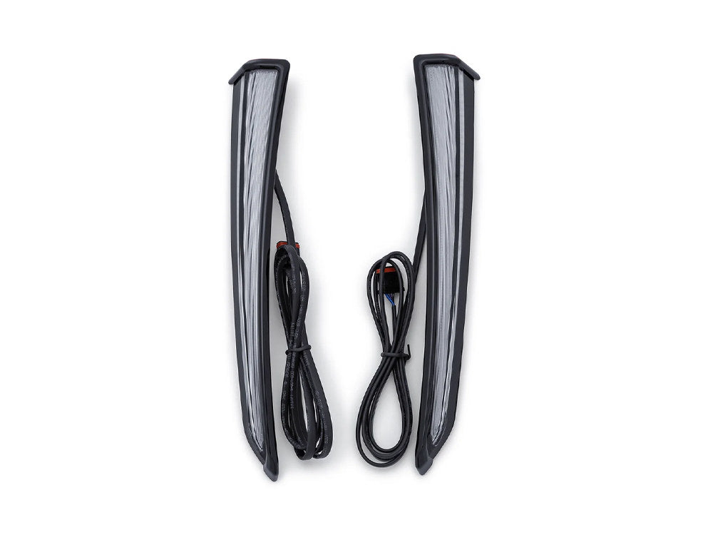 Fang Lower Fairing LED Lights - Black. Fits Touring 2014up with Lower Fairing - Ciro3D