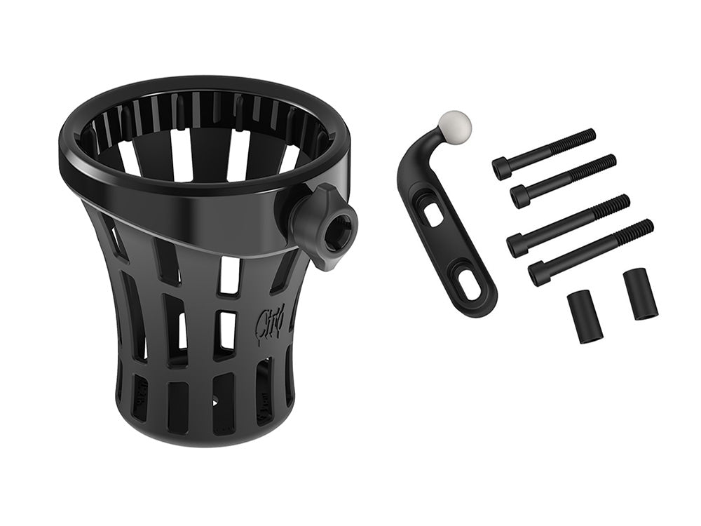 Big Ass Drink Holder with Perch Mount - Black - Ciro3D