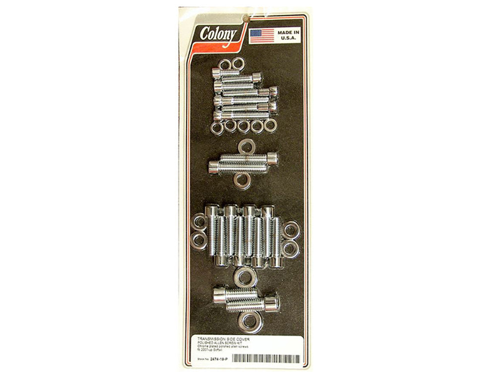 Transmission Side Cover Mount Kit. Fits Softail 2007-2017 - Colony Machine