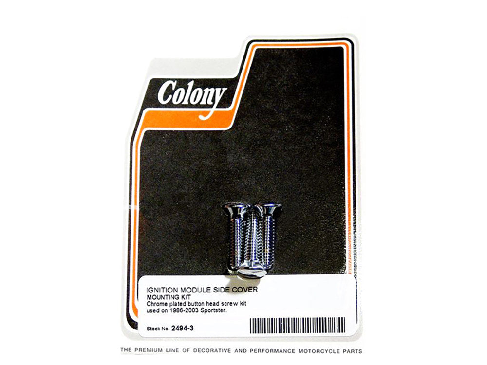Ignition Module Side Cover Mounting Bolts. Fits Sportster 1982-2003. - Colony Machine
