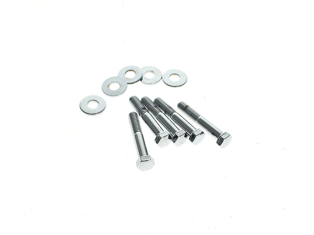 Rear Pulley or Sprocket Bolts - Chrome Hex Head. 7/16in.-14 x 2.50in. - Colony Machine