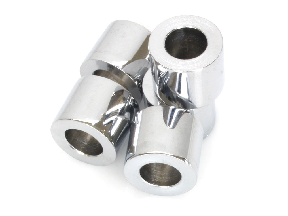 1/2in. ID x 3/4in. Wide Steel Spacers - Chrome. Pack 5. - Colony Machine