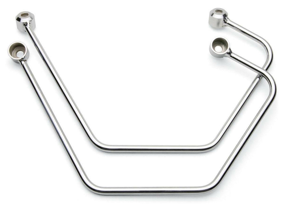 Saddlebag Supports - Chrome. Fits Yamaha V-Star XVS650 Classic 1998-2019 - Cobra Exhaust