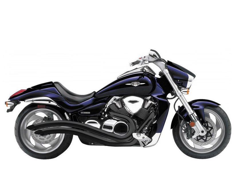 Speedster Swept Exhaust - Black. Fits Suzuki M109R 2006up. - Cobra Exhaust