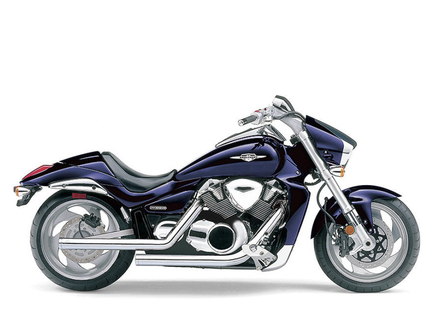 Dragster Exhaust - Chrome. Fits Suzuki M109R 2006up. - Cobra Exhaust
