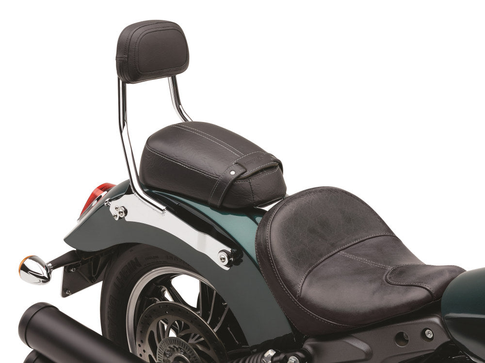 Quick Detachable Sissy Bar Kit - Chrome. Fits Scout 2015up with Solo Seat & Seperate Pillion Pad. - Cobra Exhaust