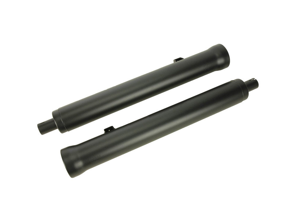 4in. Slip-On Mufflers - Black. Fits Indian Big Twin 2014up with Hard Saddle Bags. - Cobra Exhaust