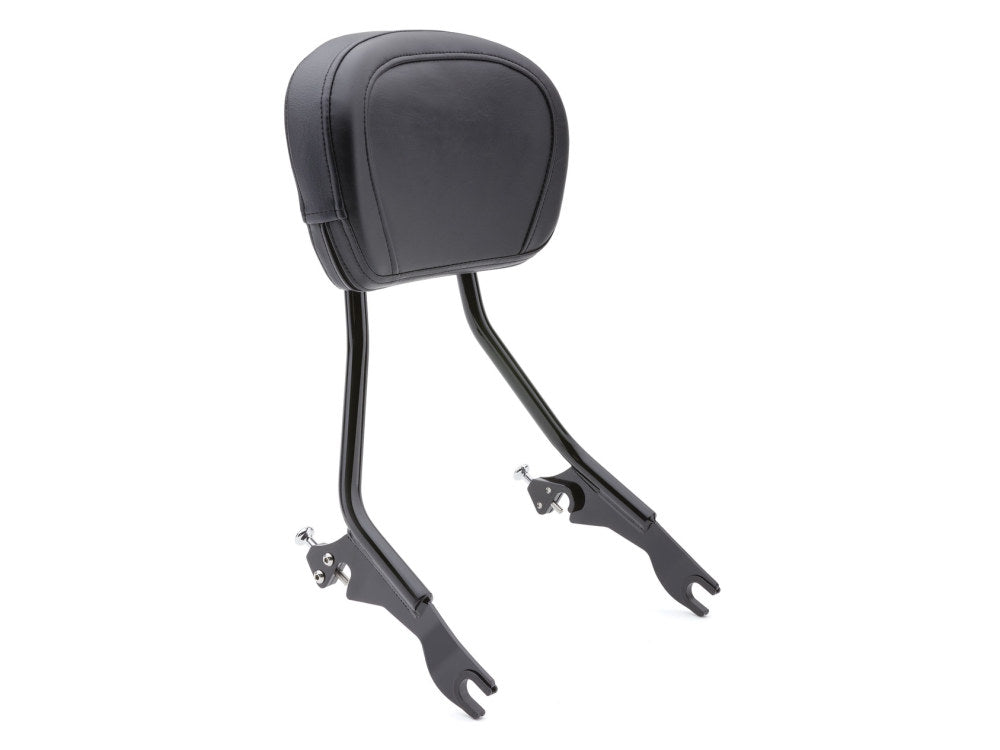 Short Quick Detachable Sissy Bar Kit - Black. Fits Touring 2014up. - Cobra Exhaust