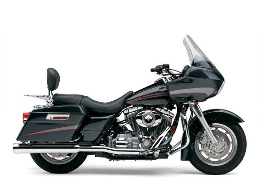 True Dual Headers - Chrome. Fits Touring 1995-2008. - Cobra Exhaust