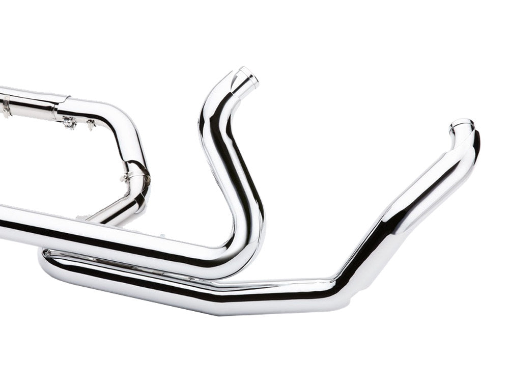 Power Port Right Side Tuck & Under Headers - Chrome. Fits Touring 2009-2016. - Cobra Exhaust