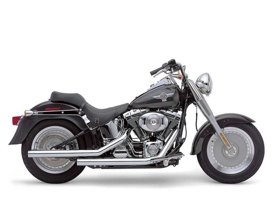 Straightshot Dragster Exhaust - Chrome. Fits Softail 1986-2017. - Cobra Exhaust