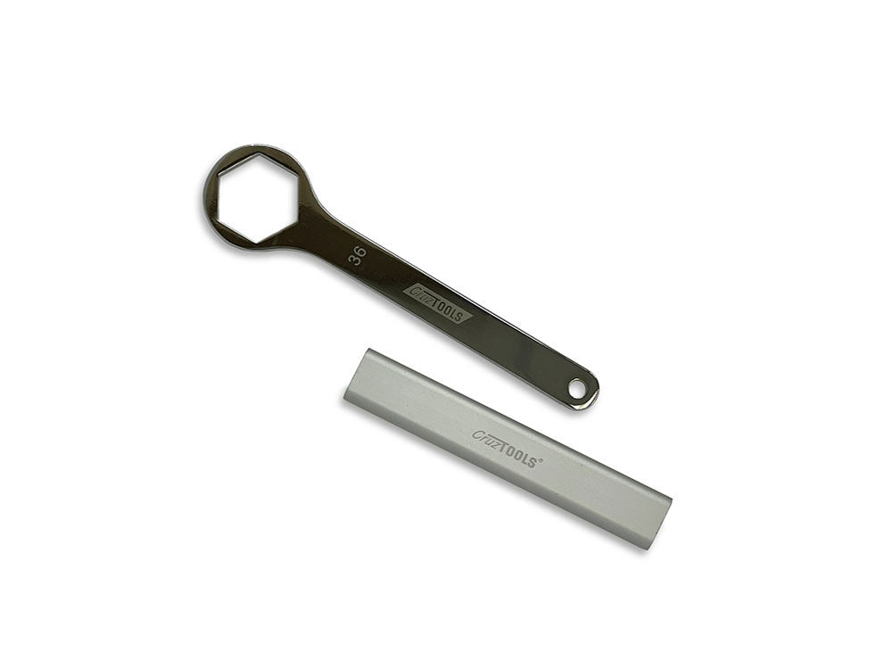 36mm, Rear Axle Nut Wrench Tool. Use on Touring 2008up, Pan America 2021up & Indian FTR1200 2019up - Cruz Tools