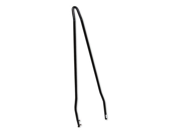 30in. Tall Attitude Stick Sissy Bar Upright - Black. Fits 6.88in. - 8.75in. Wide Side Plates. - Cycle Visions