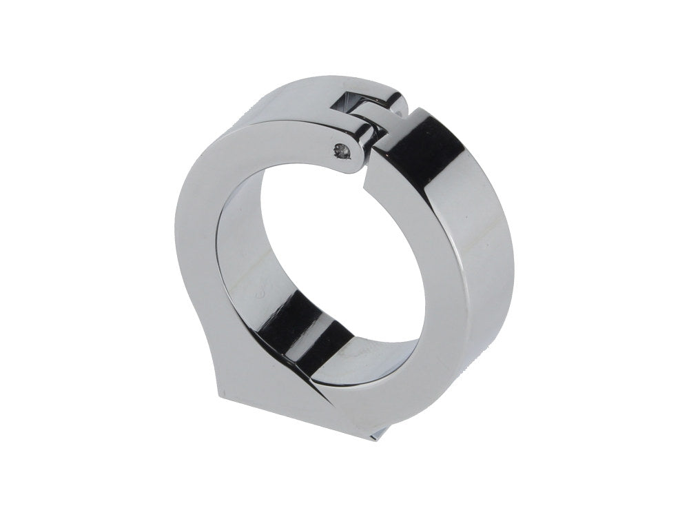 Cup Mounting Bracket - Chrome. Fits 1-1/4in. Diameter Handlebars using Dakota 1-7/8in. or 2-1/16in. Gauge Cup. - Dakota Digital
