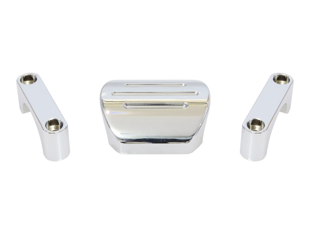 Speedo Bracket - Chrome. Fits 1-1/4in. Diameter T-Bars using Dakota MCL, MCV or MLX Series Gauges. - Dakota Digital