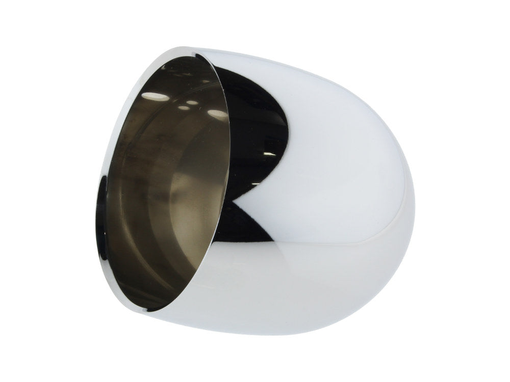 Deep Bullet Style Gauge Cup - Chrome. Fits 3-3/8in. Diameter Gauge. - Dakota Digital