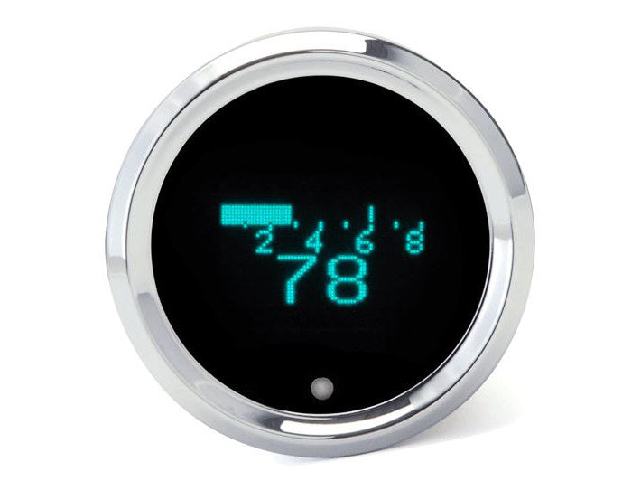 2-1/16in. Round Style KPH Speedometer with Tachometer & Indicators. - Dakota Digital