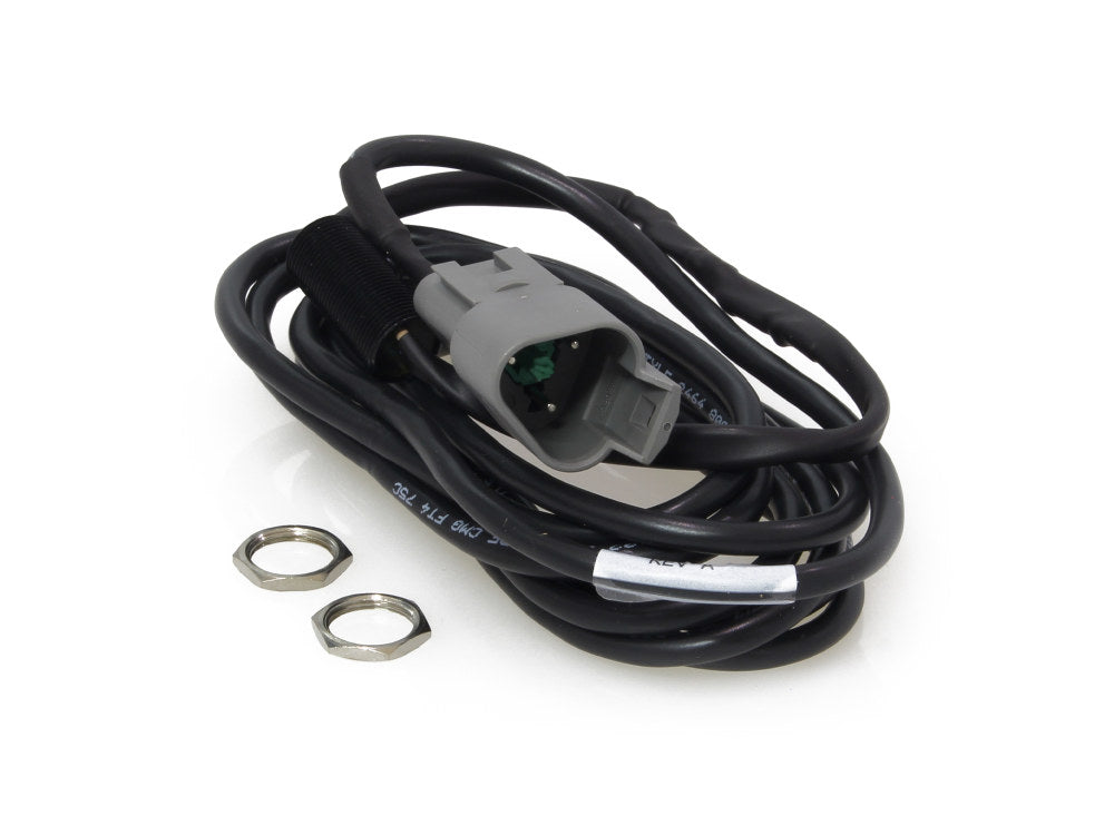 Universal Inductive Rear Wheel Speed Sensor - Polished. Clamps Around Axle Spacer. - Dakota Digital