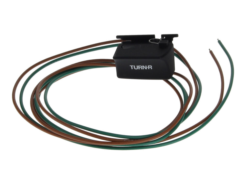 Right Hand Turn Signal Handlebar Switch - Black. Fits Big Twin & Sportster 1982-1995. - Daytona Japan