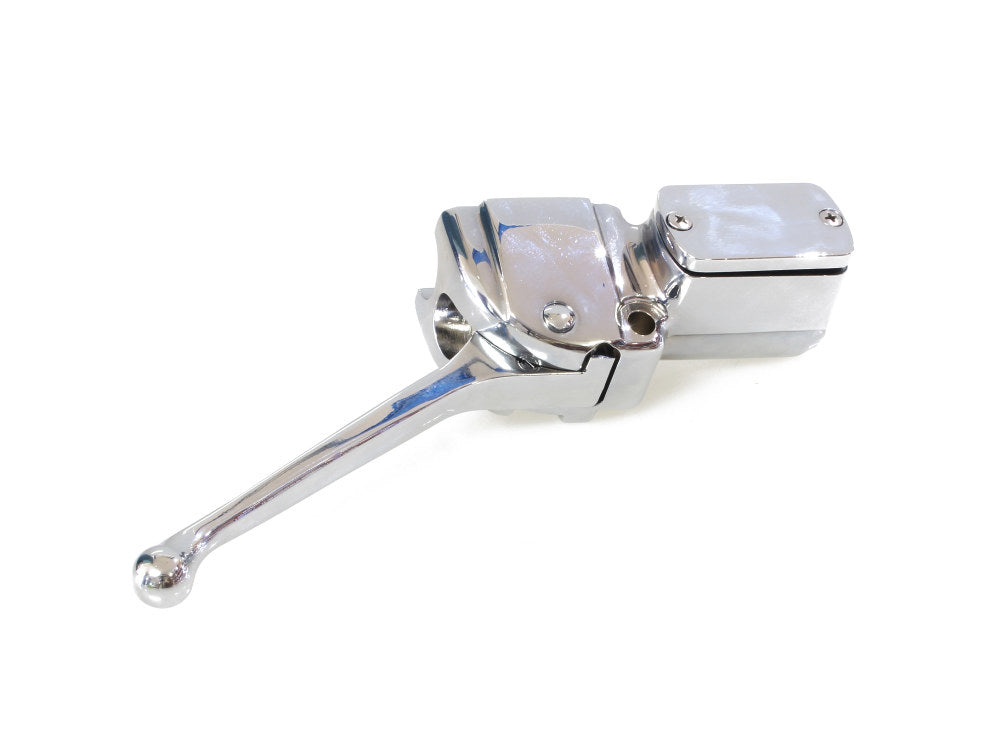 Front Brake Master Cylinder - Chrome. Fits Big Twin & Sportster 1972-1981. - Daytona Japan