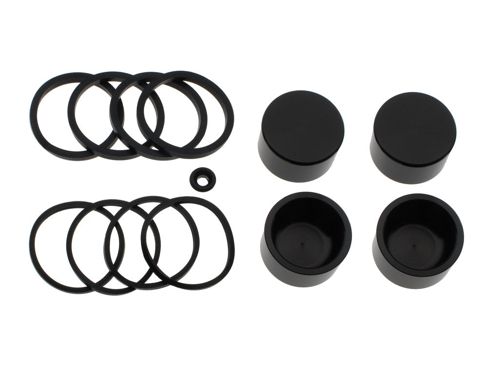 Front or Rear Caliper Rebuild Kit with Pistons & Seals - Brembo Caliper. Sold Per Caliper. Fits Touring 2008up & V-Rod 2006-2017 - Daytona Japan