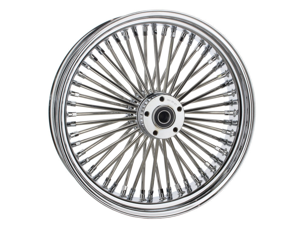 18in. x 4.25in. Mammoth Fat Spoke Rear Wheel - Chrome. Fits Dyna 2012-2017 & Sportster 2014-2021. - DNA Specialty