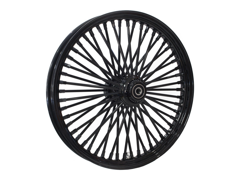 21in. x 2.15in. Mammoth Fat Spoke Front Wheel - Gloss Black. Fits FX Softail 2000-2006 & Dyna Wide Glide 2000-2005. - DNA Specialty
