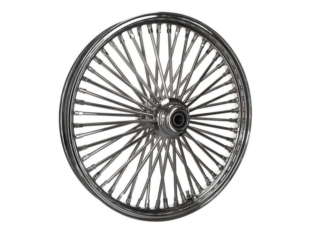 21in. x 2.15in. Mammoth Fat Spoke Front Wheel - Chrome. Fits Sportster 2000-2007 & Dyna 2000-2005. - DNA Specialty