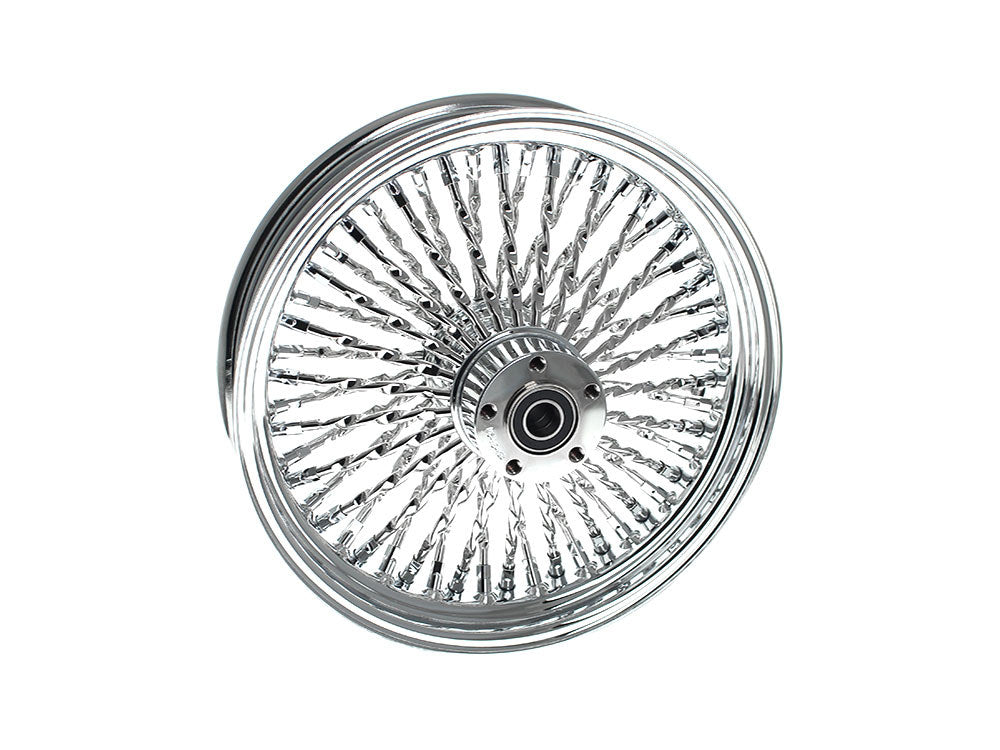 16in. x 3.5in. Cali Fat Spoke Rear Wheel - Chrome. Fits Softail 2011up. - DNA Specialty