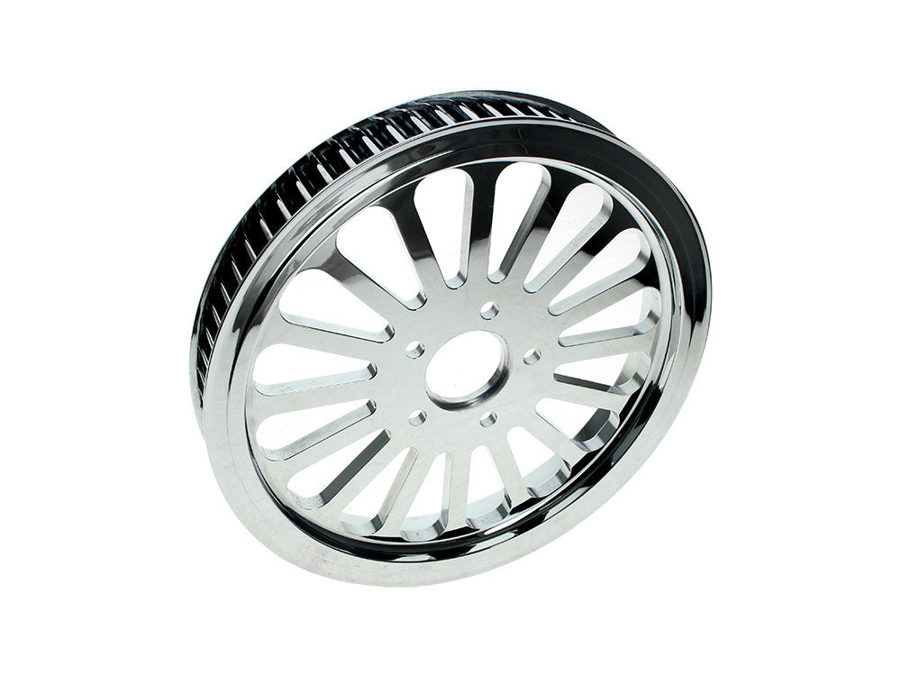70T Tooth x 1-1/2in. Wide SS2 Pulley - Chrome. Fits Pre 2000 Tapered Bearing Wheel - DNA Specialty