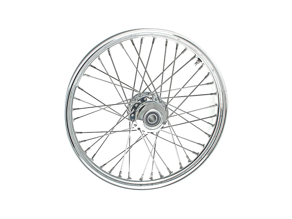 21in. x 2.15in. 40 Spoke Cross Laced Front Wheel - Chrome. Fits FX Softail 2007-2010. - DNA Specialty